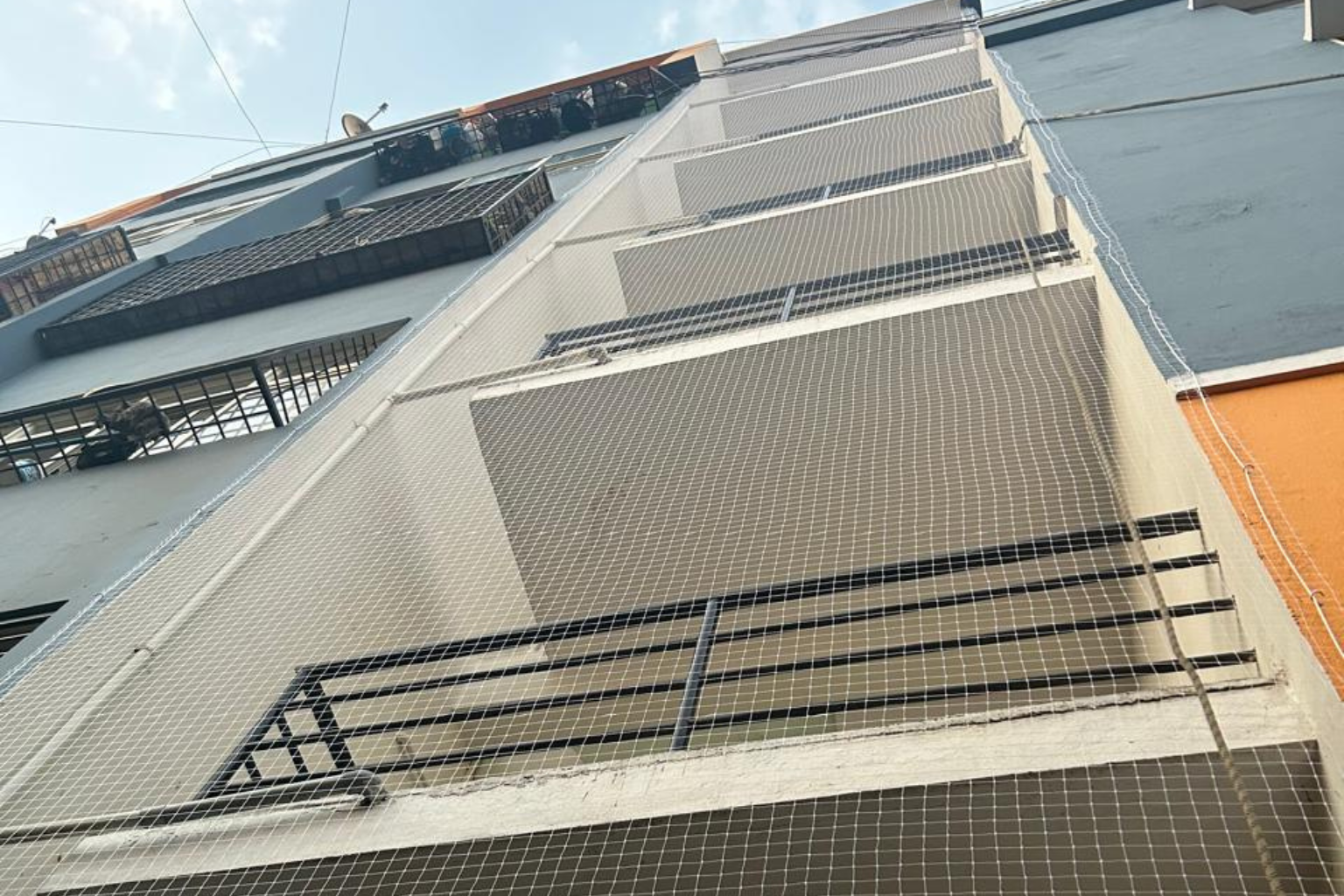 Duct area safety nets