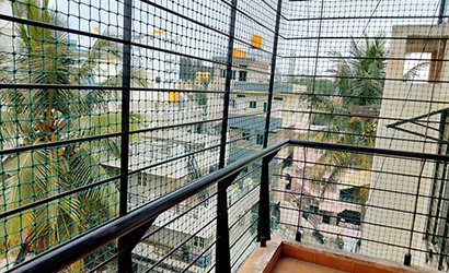 Grill balcony safety net s